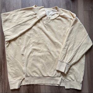 FP Movement by Free People Light Cream-yellow Intercept Pullover with Pockets